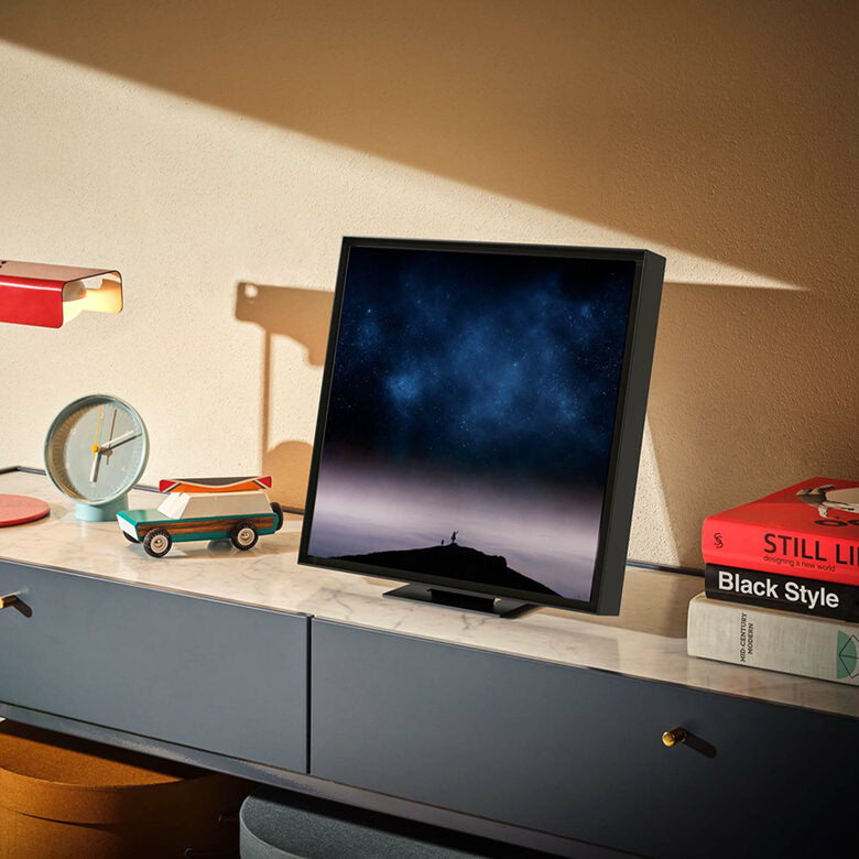Samsung Music Frame Speaker HW-LS60D/ZF, Wireless Music Streaming, Dolby Atmos 3D, Frame Design con sfondo personalizzabile, Wide Sweet Spot, 2024