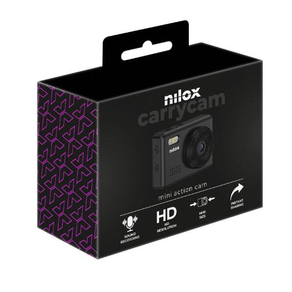 Nilox NXACCARRYCAMBK fotocamera per sport d'azione 2 MP HD CMOS 18 g
