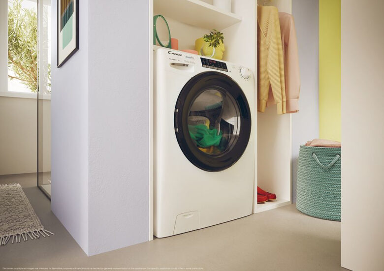 Candy CSO4474TWMB6/1-S Lavatrice A Libera Installazione 7 Kg, 1400 Giri, Smart Pro Inverter, Snap&Wash, Quick&Clean, Classe A, Bianco