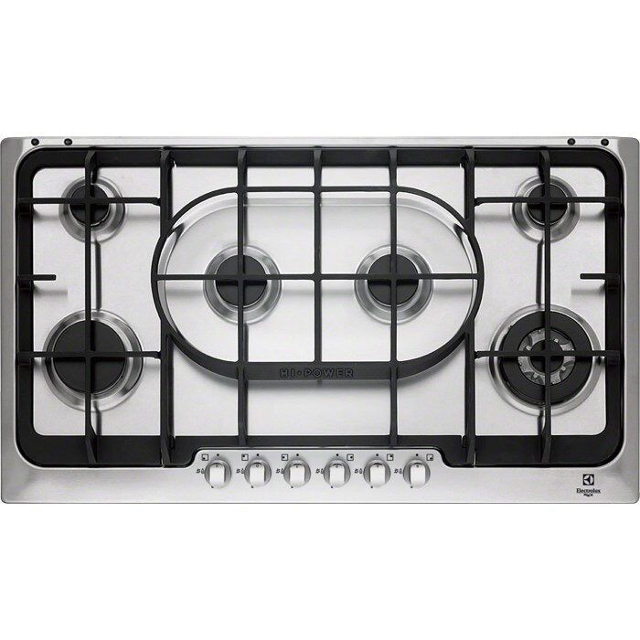 Electrolux PX960UOV piano cottura Acciaio inossidabile Da incasso Gas 6 Fornello(i)