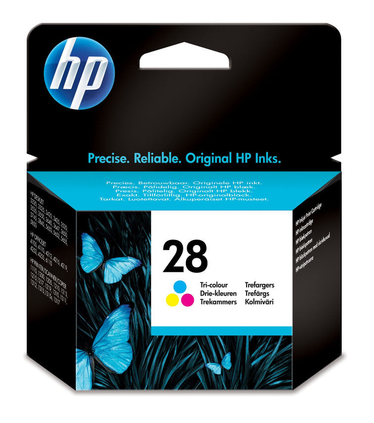 HP 28 cartuccia d'inchiostro 1 pz Originale Resa standard Ciano, Magenta, Giallo