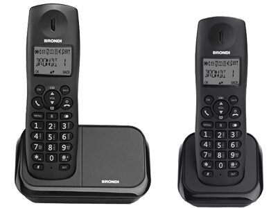 Brondi Cruise Trio Telefono DECT Identificatore di chiamata Nero