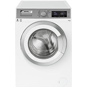 Smeg WHT812LSIT lavatrice Caricamento frontale 8 kg 1200 Giri/min Argento, Bianco