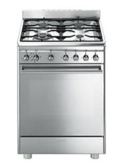 Smeg CX68MF8-2 cucina Piano cottura Gas Acciaio inossidabile A
