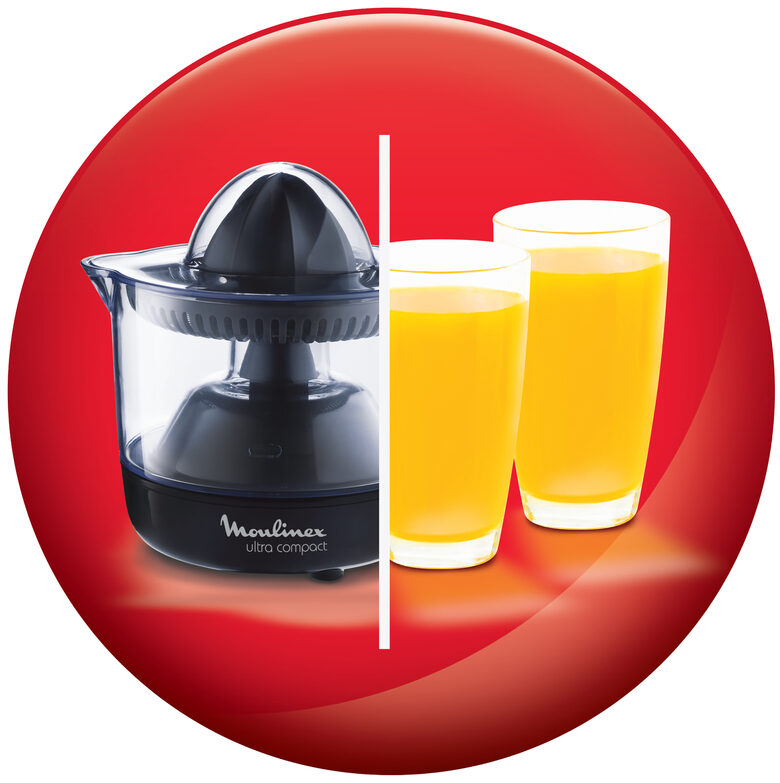 Moulinex PC1208 spremiagrumi elettrico 0,45 L 25 W Nero, Trasparente