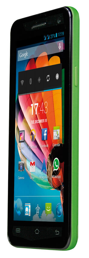 Mediacom PhonePad Duo S501 12,7 cm (5") Doppia SIM Android 4.4 3G 1 GB 8 GB 2250 mAh Verde