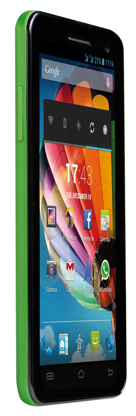 Mediacom PhonePad Duo S501 12,7 cm (5") Doppia SIM Android 4.4 3G 1 GB 8 GB 2250 mAh Verde
