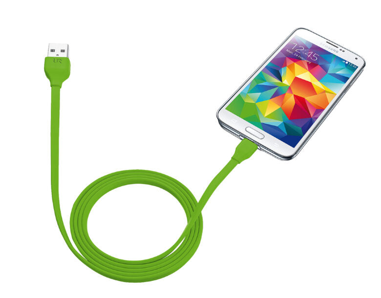 Urban Revolt 20138 cavo USB 1 m USB 2.0 Micro-USB A USB A Verde