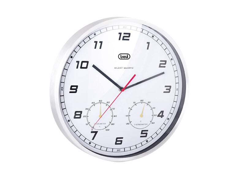 Trevi OM 3321 HT Orologio da parete meccanico Cerchio Argento