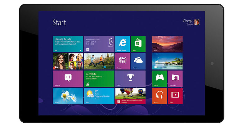 Mediacom SmartPad 8.0 HD iPro W810 3G 16 GB 20,3 cm (8") Intel Atom® 1 GB Windows 8.1 Nero