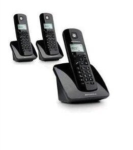 Motorola C403E Telefono DECT Identificatore di chiamata Nero