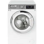 Smeg WHT814LSIT lavatrice Caricamento frontale 8 kg 1400 Giri/min Argento, Bianco