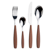 Foppapedretti 9901343096 set di posate 4 pz Noce