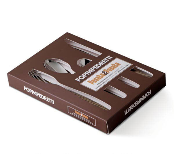 Foppapedretti 9901343003 set di posate 4 pz Legno