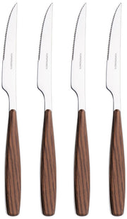 Foppapedretti 9901343296 set di posate 4 pz Noce