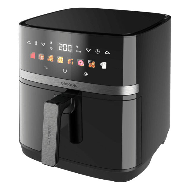 Cecotec Cecofry&Grill Duoheat 8000 Singolo 8 L Indipendente 2200 W Friggitrice ad aria calda Nero