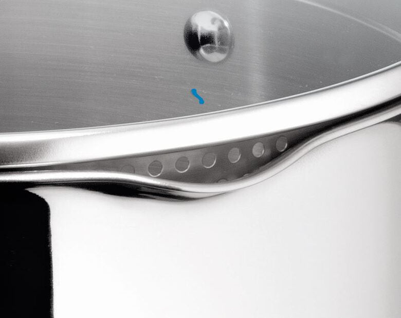 Lagostina Batteria Smart 9 Pz in acciaio inox 18/10, adatta all'induzione