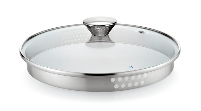 Lagostina Batteria Smart 9 Pz in acciaio inox 18/10, adatta all'induzione