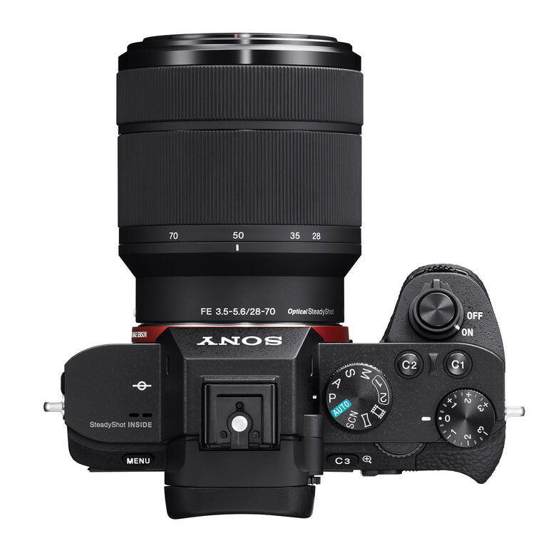 Sony α Alpha 7 II, fotocamera mirrorless con obiettivo 28-70mm, attacco E, sensore full-frame, 24.3 MP