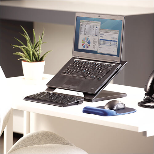Fellowes Designer Suites Supporto per computer portatile Nero 43,2 cm (17")