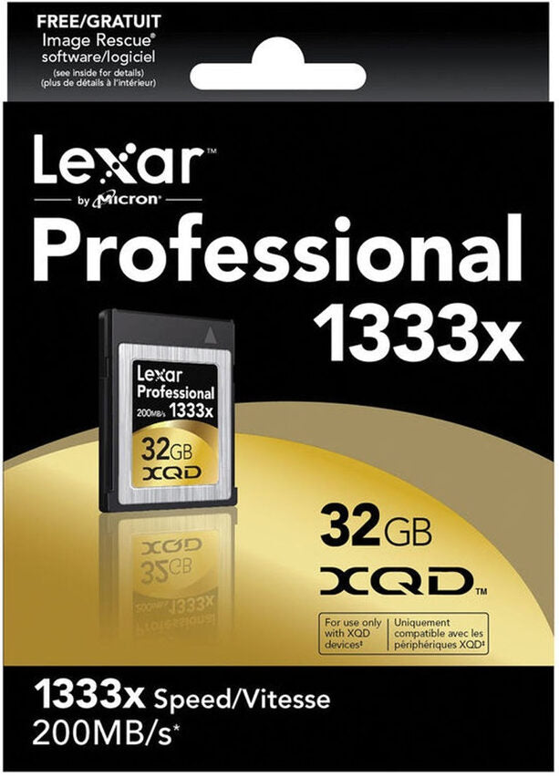Lexar 32GB 1333x XQD memoria flash