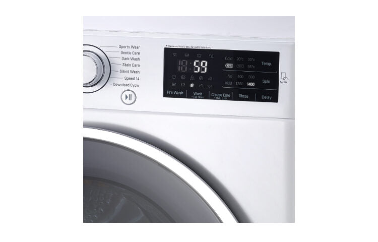 LG F12U2QDN0 lavatrice Caricamento frontale 7 kg 1200 Giri/min Bianco