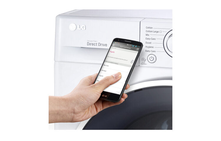 LG F12U2QDN0 lavatrice Caricamento frontale 7 kg 1200 Giri/min Bianco