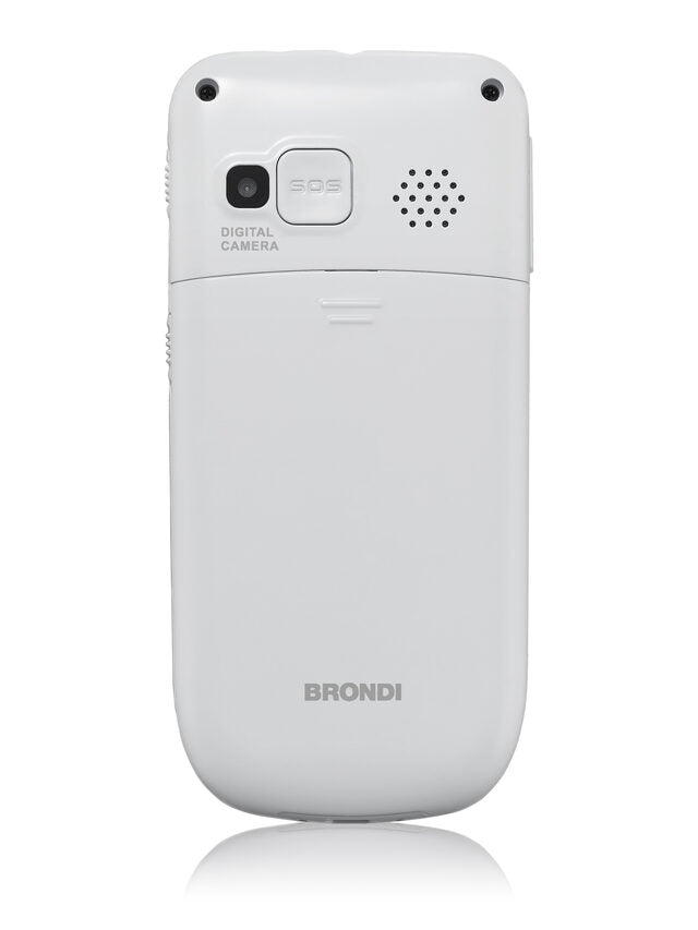 Brondi AMICO CI SENTO 5,84 cm (2.3") Bianco Telefono per anziani