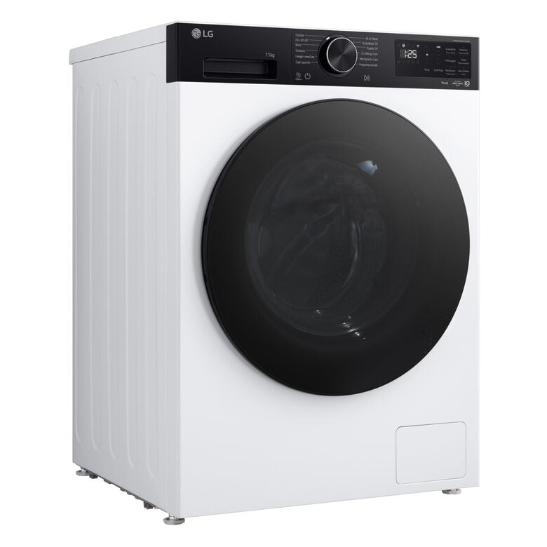 LG F4NX5011TKB Lavatrice Intelligente 11 kg Classe A-40% Bianco/Nero