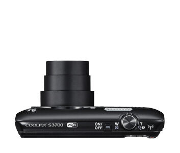 Nikon COOLPIX S3700 1/2.3" Fotocamera compatta 20,1 MP CCD 5152 x 3864 Pixel Nero