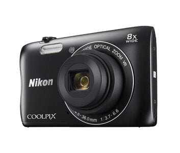 Nikon COOLPIX S3700 1/2.3" Fotocamera compatta 20,1 MP CCD 5152 x 3864 Pixel Nero