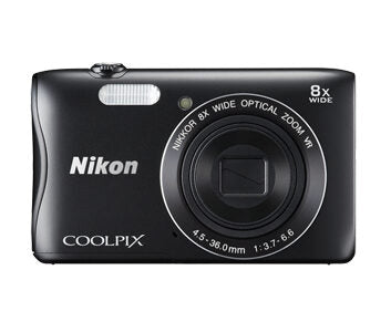 Nikon COOLPIX S3700 1/2.3" Fotocamera compatta 20,1 MP CCD 5152 x 3864 Pixel Nero