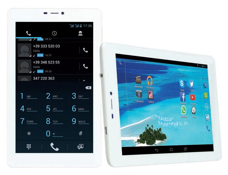 Mediacom SmartPad S2 3G 8 GB 17,8 cm (7") 0,5 GB Android Bianco