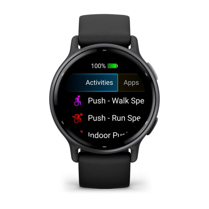 Garmin Vivoactive 5 3,05 cm (1.2") AMOLED 42 mm Digitale 390 x 390 Pixel Touch screen Nero Wi-Fi GPS (satellitare)
