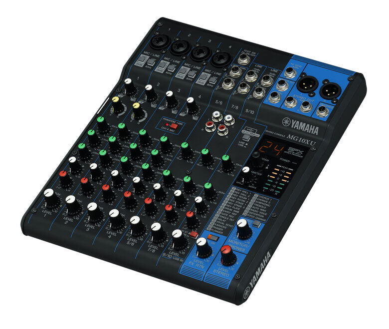 Yamaha MG10XU mixer audio 10 canali Nero