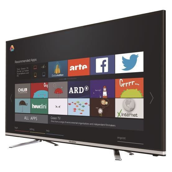 Haier LE32K5000T TV 81,3 cm (32") HD Smart TV Wi-Fi Argento