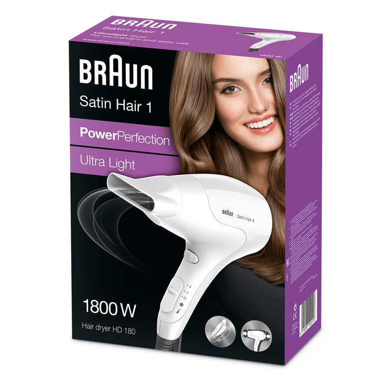 Braun Satin Hair PowerPerfection Asciugacapelli HD180