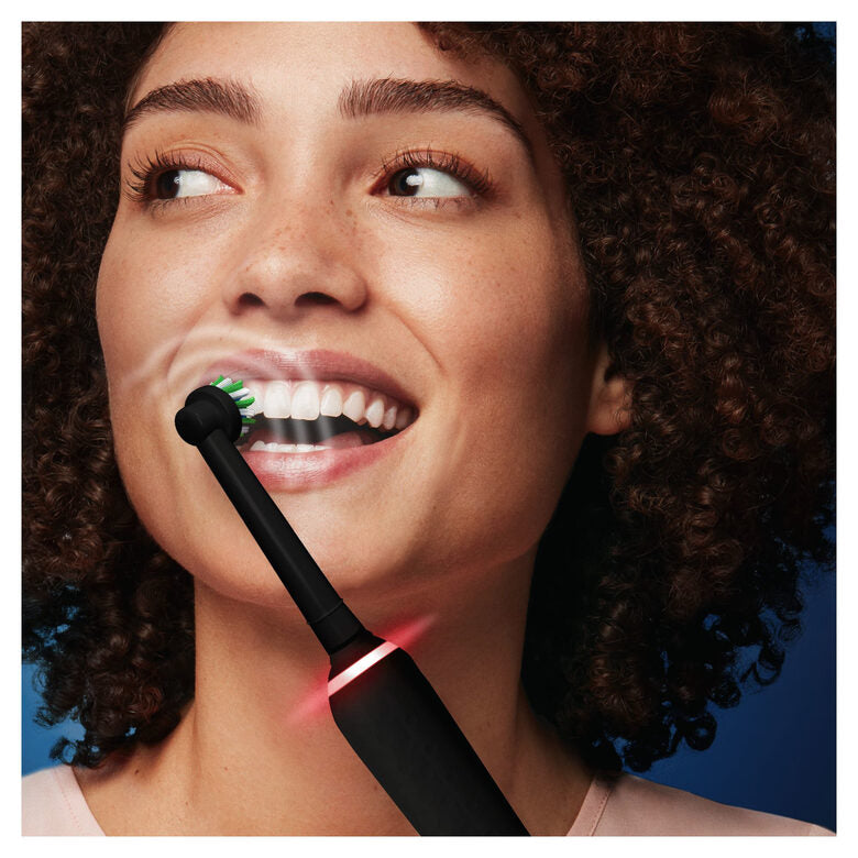 Oral-B Pro 3 Spazzolino Elettrico Ricaricabile Nero Pro3 3000, 2 Testine, 1 Spazzolino
