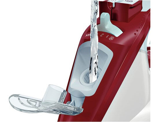 Bosch TDA3024010 ferro da stiro Ferro a vapore Piastra Ceranium Glissée 2400 W Rosso, Bianco