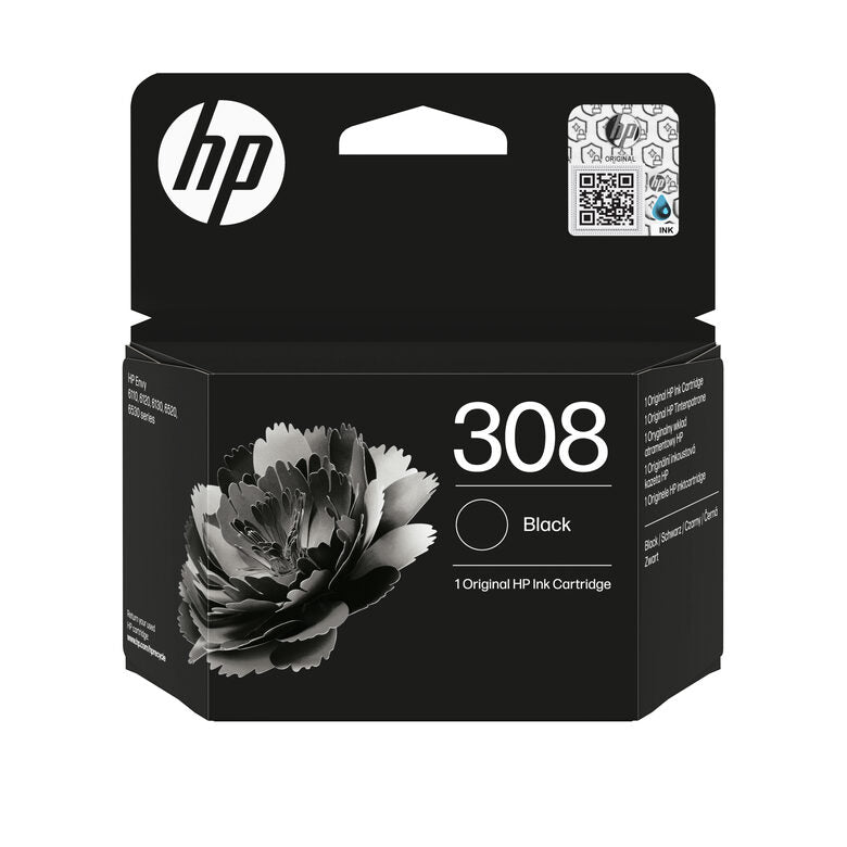 HP Cartuccia di inchiostro nero originale 308
