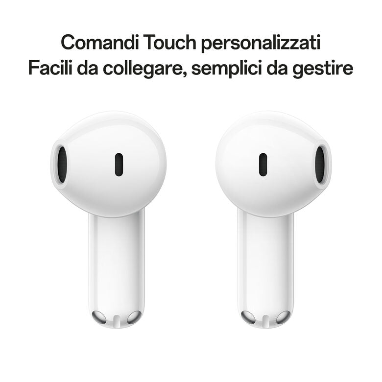 OPPO Enco Buds3 Auricolari True Wireless, 42h di Autonomia, Driver Dinamico da 12.4mm, BT 5.4, Controlli Touch, Cancellazione rumore passiva, Android e iOS, IP55, [Versione Italiana], Bianco