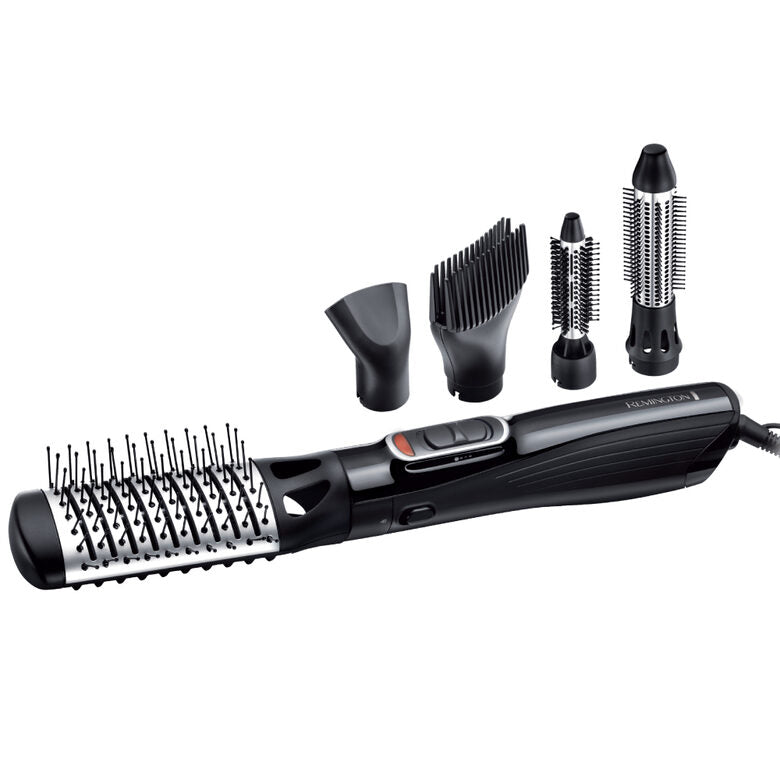 Remington AS1220 messa in piega Spazzola ad aria calda Caldo Nero, Argento 1200 W 3 m