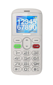 Brondi AMICO GENTILE 4,5 cm (1.77") Bianco Telefono per anziani