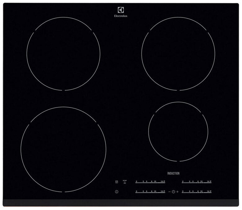 Electrolux EHH 6540 I8K piano cottura Nero Da incasso Piano cottura a induzione 4 Fornello(i)