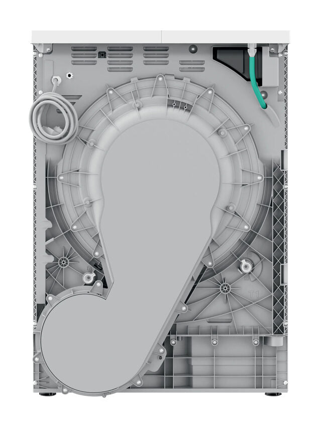 Electrolux EW6H1ZBG8C asciugatrice Libera installazione Caricamento frontale 8 kg Bianco, Nero