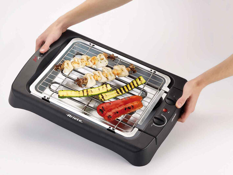 Ariete 733 Barbecue Da tavolo Elettrico Nero 2200 W