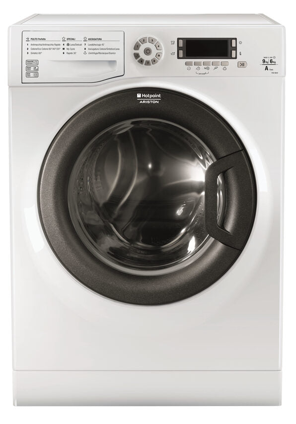 Hotpoint FDD 9640B IT lavasciuga Libera installazione Caricamento frontale Bianco