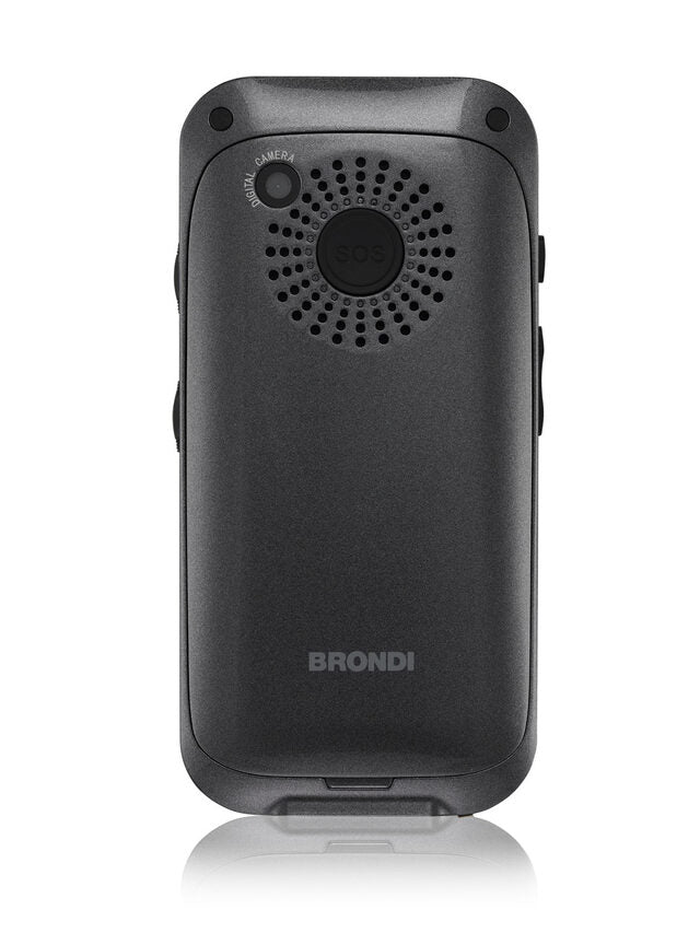 Brondi AMICO ELEGANT 2 5,59 cm (2.2") Argento Telefono di livello base