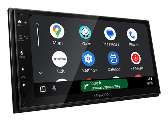 Kenwood DMX6523DABS Ricevitore multimediale per auto Nero Wi-Fi Bluetooth