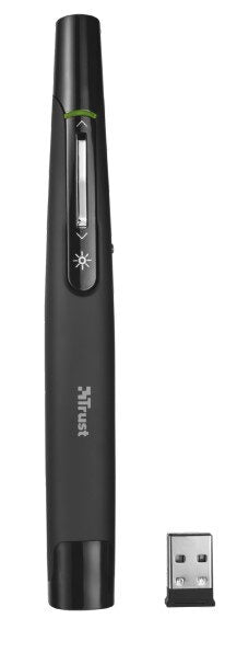 Trust 20430 puntatore wireless Nero